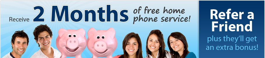 Refer a friend to G3's home phone service
